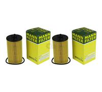 2X Filtro De Aceite Original MANN-FILTER HU 612/2 X