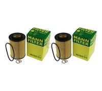 2x Filtro De Aceite Original MANN-FILTER HU 822/5 X Filtro De Aceite