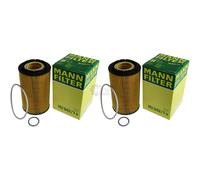 2x Filtro De Aceite Original MANN-FILTER HU 942/1 X Filtro De Aceite