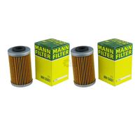 2X Filtro De Aceite Original MANN-FILTER MH 5001