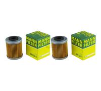2x Filtro De Aceite Original MANN-FILTER MH 54/1