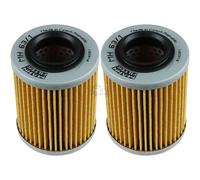 2X Filtro De Aceite Original MANN-FILTER MH 63/1