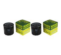 2X Filtro De Aceite Original MANN-FILTER MW 713