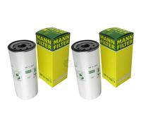 2x Filtro De Aceite Original MANN-FILTER WP 11 102/3