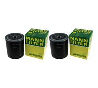 2x Filtro De Aceite Original MANN-FILTER WP 928/81