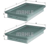 2x Filtro De Aire MAHLE / KNECHT LX 534