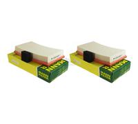 2x Filtro De Aire Original MANN-FILTER C 2774/3 KIT
