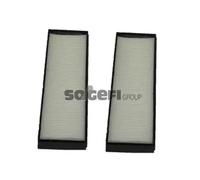 2x Filtro de cabina Filtro antipolen AH310-2 PURFLUX para HYUNDAI i20 I