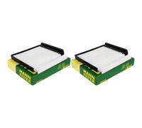 2X Filtro De Polen MANN-FILTER Original Para Aire Interior CU 22 007