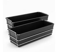 2x Flexible Antiadherente Plato para Hornear Anguloso 30×10,5 × 8cm Cocina Pan