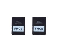 2X FMCB Free McBoot Card V1.953 para PS2 -2 Tarjeta de Memoria OPL MC Boot (16MB)