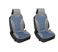 2X FRESCO CUBRE ASIENTO DE VERANO PARA AUTO CAMIÓN UNIVERSAL BAMBU CIELO