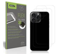 2x Full Cover Protector mate para Apple iPhone 15 Pro Max Rückseite protectora