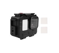 2X Funda Impermeable de 80M, Carcasa Protectora con Marco de Aluminio, Carcasa de Buceo Submarino para Cámara de Acción para GoPro12/11/10 para