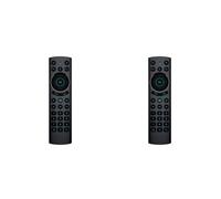 2X G20S PRO BT 2.4G Inalámbrico Voz Retroiluminada Air Mouse Giroscopio IR Control Remoto de Aprendizaje para Modo Dual Android TV BOX