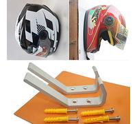 2x Ganchos de pared invisibles para casco/abrigo y sombrero, de aleación para colgar en la pared, organizador para abrigos, sombreros, gorras y casco, solución resistente y decorativa para organizar
