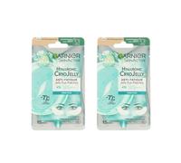 2x Garnier SkinActive Hyaluronic Cryo Jelly Eye Patches Tired Eyes-ENVÍO...