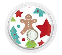 2X Gingerbread Man - Skin adhesivo para sensores Freestyle Libre 3