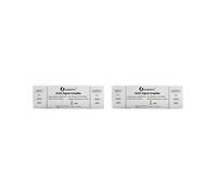 2X GLEDOPTO Amplificador de Señal WLED, Potenciador de Tira LED Sin Parpadeo de 10 M de Extensión para Controlador Digital WS2811 WS2812 SK6812