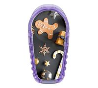 2X Golden Christmas - Adhesivo decorativo para transmisor Dexcom G6