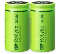 2x GP ReCyko Baby C Batería Recargable NiMH 3000mAh 1,2V HR14 R14