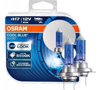 2x H7 62210CBB-HCB Osram Cool Blue Boost 5500K Hyper Azul Mirada de xenón