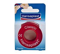 2x Hansaplast Fixierpflaster Classic, 5 m x 1,25 cm - B076J8LVJ2 | Packung (5 m)