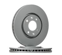 2x HELLA Disco de freno Delantero Ø283mm Altura: 34,2mm Espesor: 26mm Cantidad de Taladros: 4/6 Corona de Agujeros - Ø: 108mm ventilación externa 8DD 355 108-371 Compatible con OPEL MOKKA, PEUGEOT
