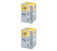 2x HELLA HEAVY DUTY H4 LÁMPARAS HALÓGENAS 24V 75/70W P43T-38 | 8GJ 002 525-251