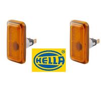 2x Hella Lado OEM Indicador Repetidor Lámparas VW Golf Mk1 Mk2 Jetta 161949101