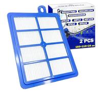 2x HEPA Filtro Aspiradora 119x165x24mm FC8038/01 432200492925 para Philips