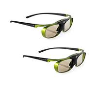 2X Hi-Shock DLP Pro Lime Heaven | Gafas activas DLP Link 3D - Compatible con proyectores 3D DLP de Acer, BenQ, Optoma, Viewsonic | Recambio para PPA5610 / E4W [96-200 Hz |32g | Recargable]