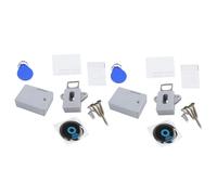 2x Hidden RFID Free Opening Intelligent Sensor Cabinet Lock Locker War