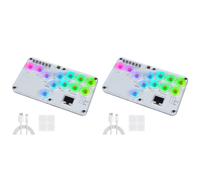2X HitBox Fighting Stick Controller - Teclado para Juegos de Lucha con Luz RGB de Colores para PC, para PS3, para PS4 y para