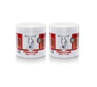 2x Horse Balm Extra Strong Warming Massage Gel with Extracts of Red Vine Leaf Horse Chestnut Lemon Balm Chamomile Hops Valerian Yarrow Fennel Mistleto
