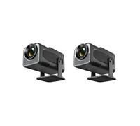 2X HY320 Proyector Nativo 720P Android 11 4K 300ANSI Wifi6 BT5.0 Proyector Portátil de Cine para Exteriores 180 Enchufe UE