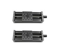 2X Impresora 3D Tornillo del Eje Z T8 Eje Z Diy C CNC Mesa Deslizante Kit de Actuador Lineal de 250 Mm-Negro