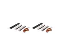 2X Indicador Dual de 12 Niveles, Barra de Luz LED, Medidor de VU, Placa Amplificadora Estéreo, Placa de Velocidad de Luz Ajustable con AGC(A)