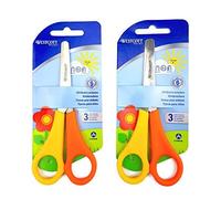 2x Infantil/Infantil Zurdos Tijeras con Regla Edge - Westcott de Marca