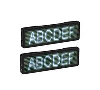 2X Insignia de Nombre LED Señal de Luz Recargable Tablero de Mensajes de Desplazamiento Programable DIY Pantalla LED, Tipo 5