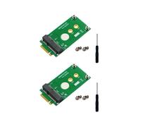2X Interfaz de Clave NGFF M.2 B A Tarjeta Adaptadora InaláMbrica PCI-e MPCIE para MóDulo GSM 5G 4G 3G LTE SIN Ranura para Tarjeta SIM