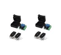 2X Interruptor de Control Remoto Inalámbrico de 433 Mhz Módulo Receptor de Relé Universal DC12V 1CH Transmisor de RF Control Remoto de 433 Mhz