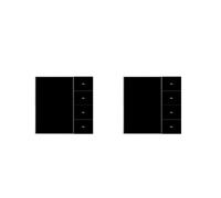 2X Interruptor de Pared Inteligente Tuya Zigbee de 3,5 Pulgadas con Pantalla Táctil, 4 Grupos, 8 Direcciones, Sensor de , Interruptor de