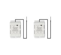 2X Interruptor de Temperatura Inteligente Ewelink WIFI 20A con Sensor de Temperatura Monitoreo de Temperatura en Tiempo Real para Sala de Peceras
