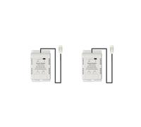 2X Interruptor Inteligente de Temperatura y Humedad WiFi con Sensor de 1M el Interruptor de Temperatura y Humedad EWelink 20A Admite Control por Voz