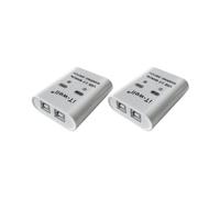 2X IT-Well USB Dispositivo para Compartir Impresora, Dispositivo para Compartir Impresora 2 En 1, Convertidor de Concentrador Divisor de Conmutación