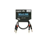 2x Jack 6,3mm Mono (enchufe)/ 2x Jack 6,3mm KT-J150