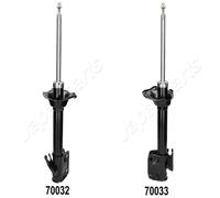 2X Japanparts MM-70032+MM-70033 Amortiguadores Traseros Para Subaru Impreza GD