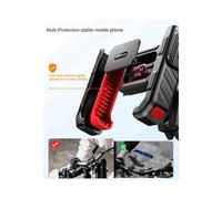 2X Joyroom Bike Phone Holder Universal One-Hand Operation Bicicleta Motocicleta Phone Holder para 4.7-7 Pulgada TeléFono MóVil una Prueba de Golpes