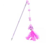 2X Juguete Interactivo para Gatos, Juguete para Jugar, Suministros para Mascotas, Varita Divertida para Mejorar El Coeficiente, para